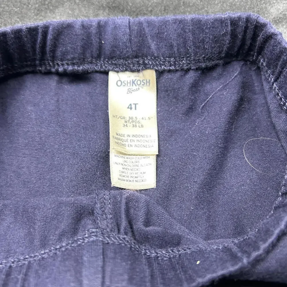 OshKosh B’gosh Girls Leggings 4T Navy‎ EUC